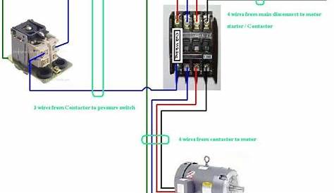 single phase contactor wiring diagram pdf