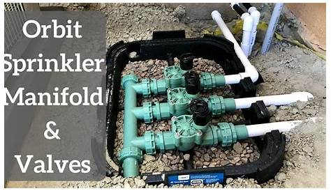 How to install Orbit Sprinkler Manifold and Valves - YouTube