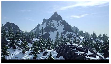 Mountain Enclosure Schematics Minecraft