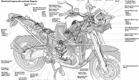 honda motorcycle diagram