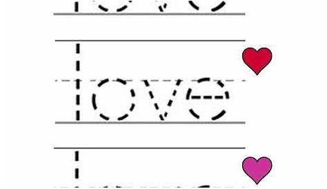 with lot of love worksheet