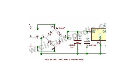 230v to 110v converter circuit diagram