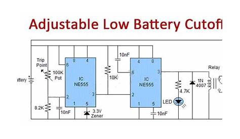battery full charge cutoff circuit diagram