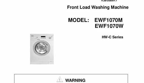 electrolux washer repair manual