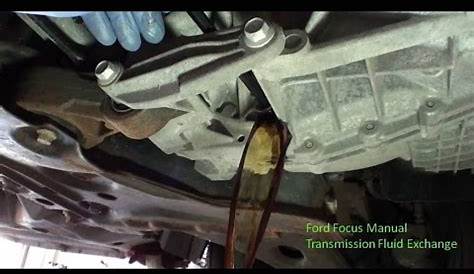 1999-2007 Ford Focus Manual Transmission Fluid Change - YouTube