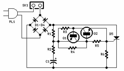 230v lamp flasher circuit diagram