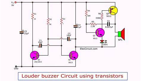 How to Make buzzer circuit projects | Circuit projects, Circuit, Buzzer