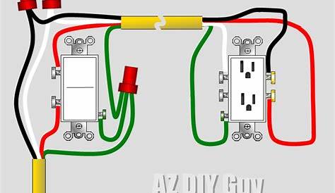 AZ DIY Guy's Projects: Wiring a split, switched receptacle.