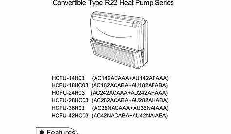 Haier Air Conditioner Service Manual Model HCFU14H03