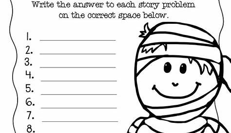 halloween worksheets for 4th grade