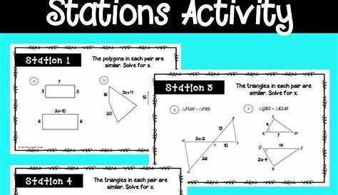 scale factor similar triangles worksheets