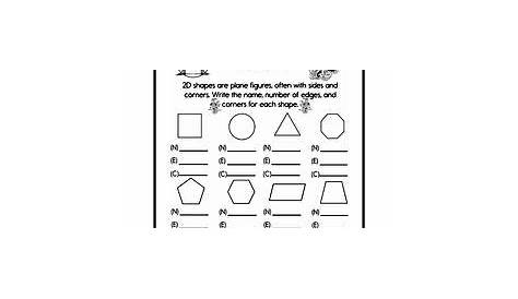 Second Grade Geometry Worksheets | edHelper.com