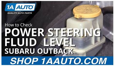 subaru outback power steering fluid type - herbert-karty