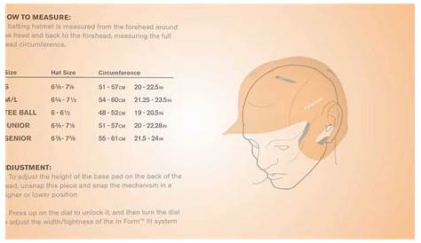 Easton Softball Helmet Sizing Chart