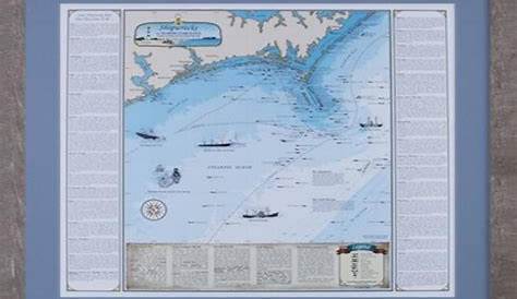 North Carolina Shipwreck Map | Sealake Products LLC by thegoodspots369