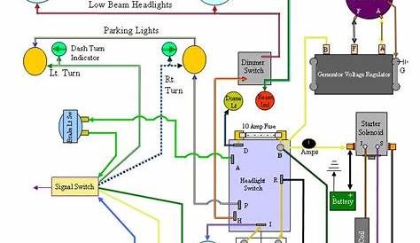 41 to 46 ford passenger car light switch diagram