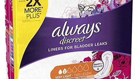Always Discreet, Incontinence Liners, Very Light, Regular - Import It All