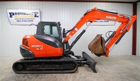 Kubota KX080-4 Excavator, Cab, Heat/ac, Front Aux. Hyd, Thumb, 25” Bucket! for sale from United