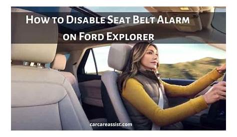 Ford Explorer Seat Belt Sensor