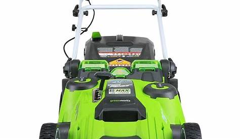 greenworks 20-inch 40v twin force cordless lawn mower manual