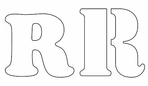 10 Best Letter R Template Printable PDF for Free at Printablee