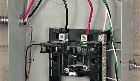 square d 100 amp sub panel wiring diagram