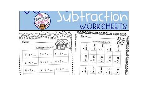 Do you need some fun subtraction worksheets for Winter time? This