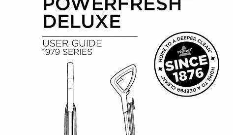 Bissell PowerFresh Deluxe Steam Mop User Manual | Manualzz