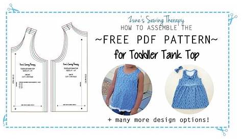Free Toddler Tank Top Pattern - How to Assemble the Printable PDF