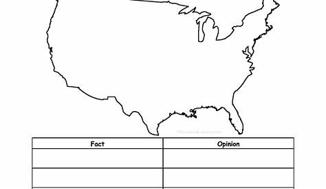 geography of the united states worksheet