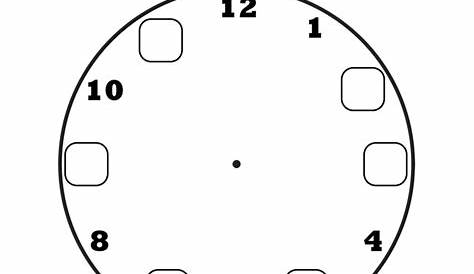 parts of a clock worksheet
