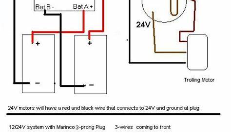 12 24 Volt Trolling Motor Wiring Diagram - Free Wiring Diagram
