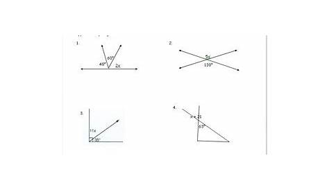 geometry angles worksheet grade 7