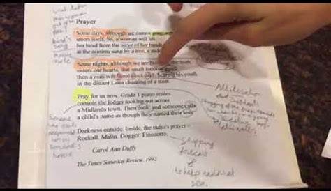 Annotating a poem - YouTube