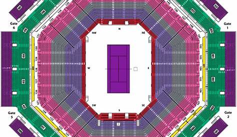 Indian Wells Tennis Garden Official Map