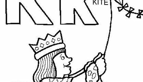 free letter-k coloring-pages for preschool - Preschool Crafts