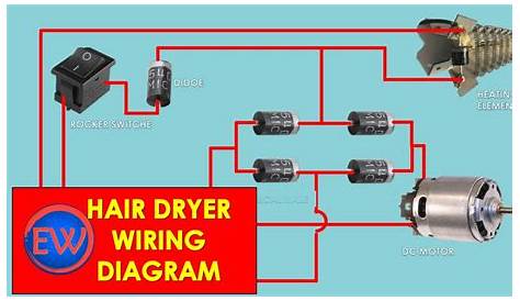 hair dryer circuit diagram schematic