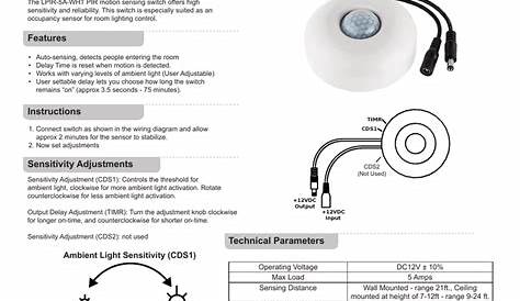 Ceiling Motion Sensor Wiring Diagram | Shelly Lighting