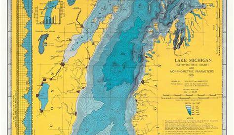 Black Lake Michigan Depth Map