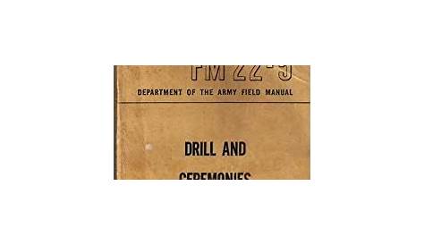 drill and ceremonies manual