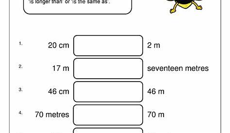 Comparing lengths (5) - Measurement by URBrainy.com