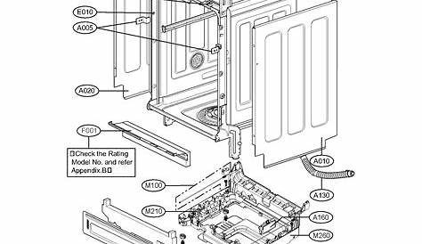 Lg model LDF7810BB dishwasher genuine parts