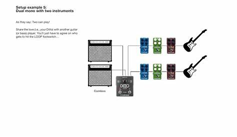 tc elecÃ‚Â­tronic ditto x4 looper owner's manual