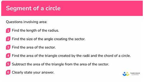 special segments in a circle worksheets answers