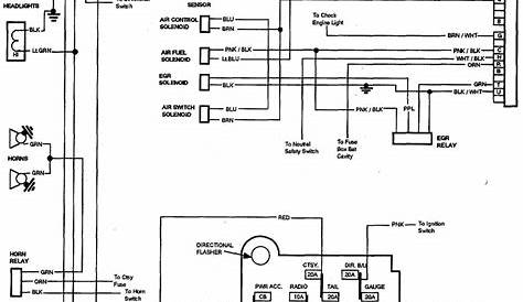 73-87 chevy c20 dash truck wiring diagram