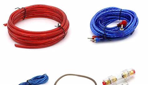 Car Audio Cable Kit Wiring Kit For Speaker Amplifier Subwoofer With