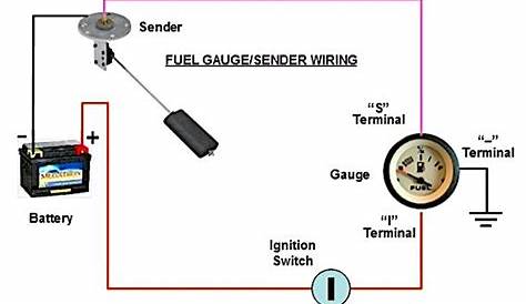 vdo fuel gauge wiring diagram