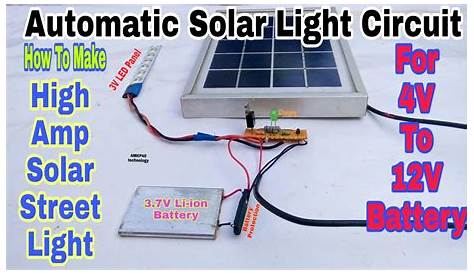 Solar Light Diagram - Solar Garden Light Circuit Diagram Elettronica