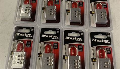 Master Lock 630D Combination Luggage Lock Lot Of 8 | eBay