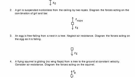 14 Force Diagrams Worksheets With Answers / worksheeto.com